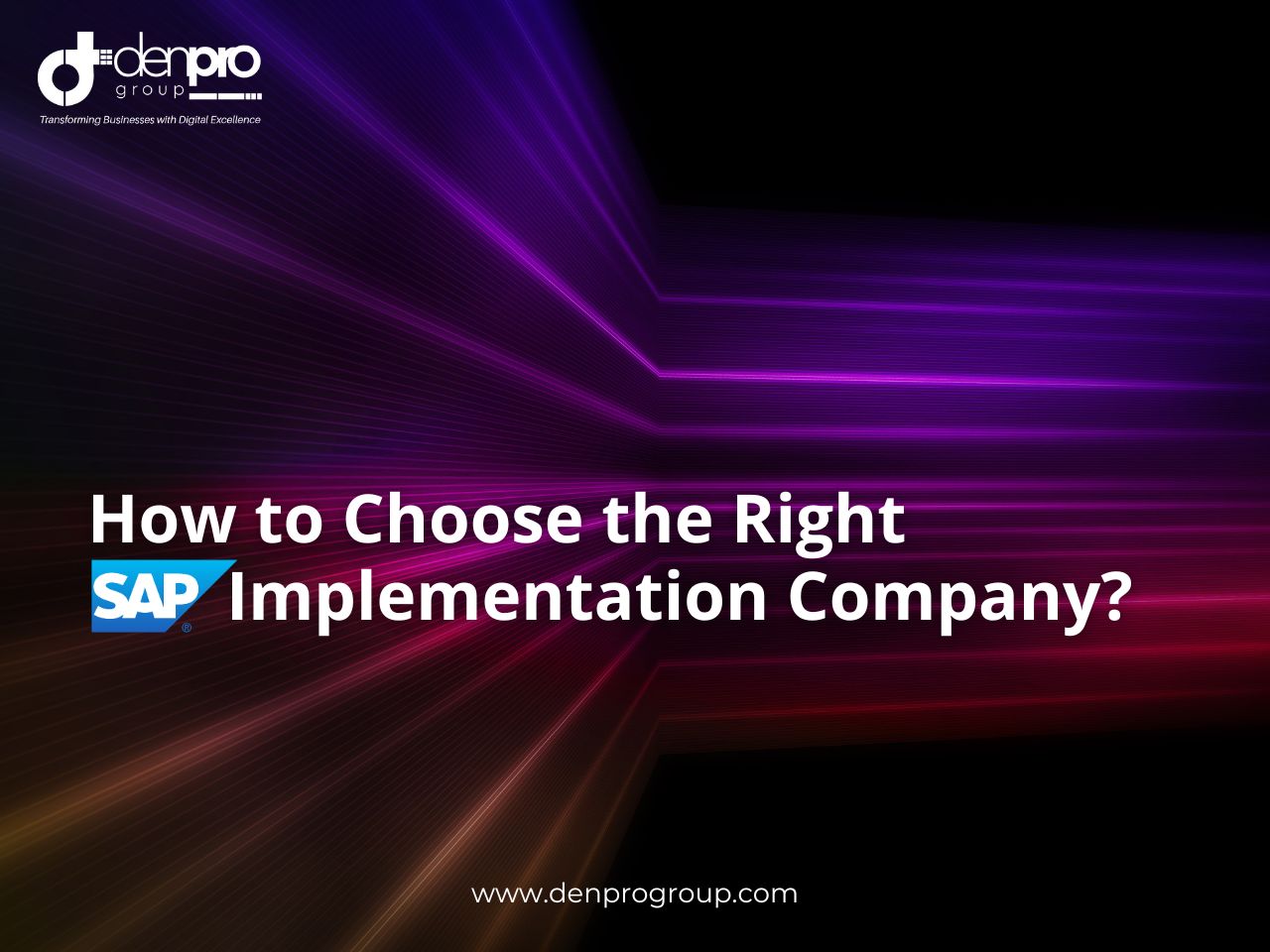 How to Choose the Right SAP Implementation Company in India